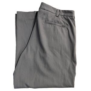 Izod Pleated Micro Houndstooth Dress Pants Men 38x30 Classic Work Casual Trouser